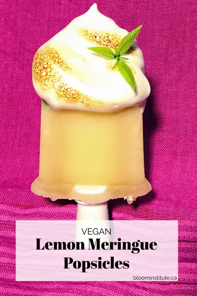 lemon vegan meringue popsicles pin