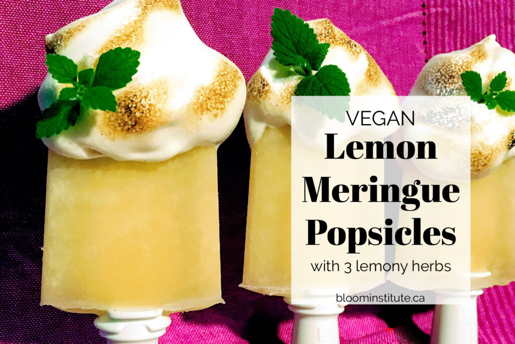 lemon vegan meringue popsicles cover